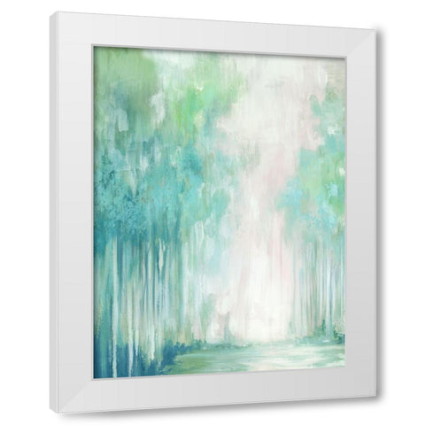 Whispers of the Woods I White Modern Wood Framed Art Print by Mavis, Luna