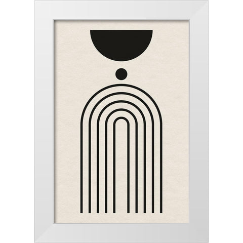 Geometric Minimalist I  White Modern Wood Framed Art Print by William, Gary