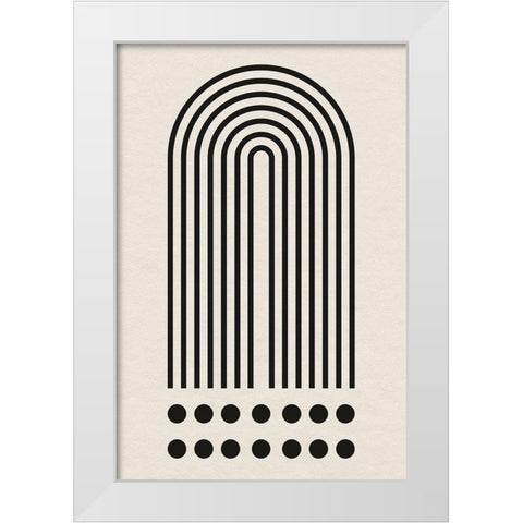 Geometric Minimalist II  White Modern Wood Framed Art Print by William, Gary