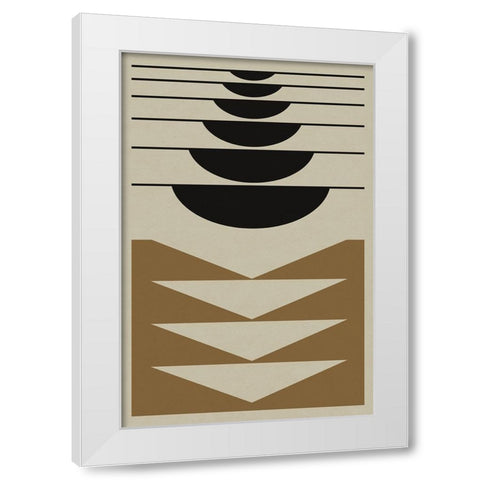 Dipped White Modern Wood Framed Art Print by Williams, Gary