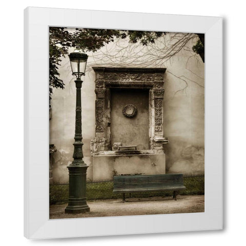 Among the Ruins White Modern Wood Framed Art Print by White, Milla
