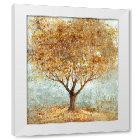 Tree of Life White Modern Wood Framed Art Print by Kroeker, Wendy