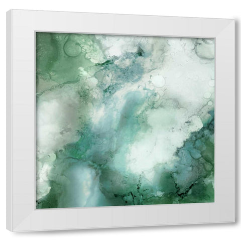 Zen Panel III White Modern Wood Framed Art Print by Kroeker, Wendy