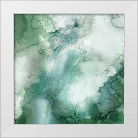 Zen Panel III White Modern Wood Framed Art Print by Kroeker, Wendy
