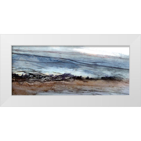 Untamed Land White Modern Wood Framed Art Print by Kroeker, Wendy