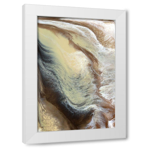 Caramel White Modern Wood Framed Art Print by Kroeker, Wendy