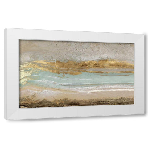 Soprano White Modern Wood Framed Art Print by Wendy Kroeker