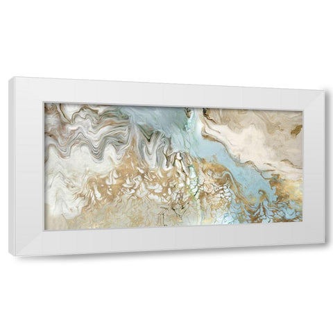 Shifting Sands  White Modern Wood Framed Art Print by Kroeker, Wendy