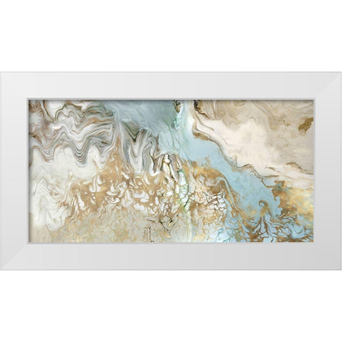 Shifting Sands  White Modern Wood Framed Art Print by Kroeker, Wendy