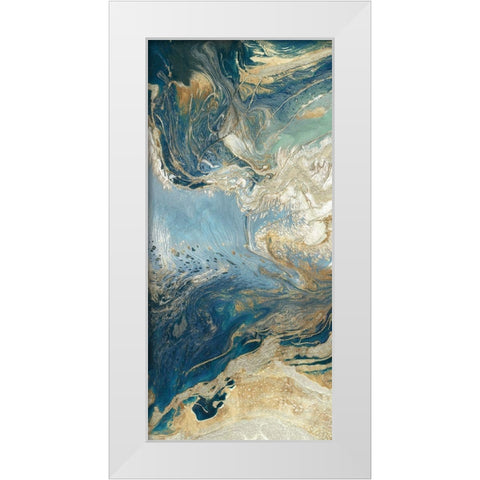 Sea Destiny II White Modern Wood Framed Art Print by Kroker, Wendy