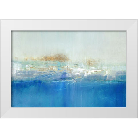 Marine Lights  White Modern Wood Framed Art Print by Kroeker, Wendy