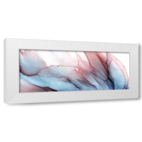 Blooming Petals White Modern Wood Framed Art Print by Kroker, Wendy