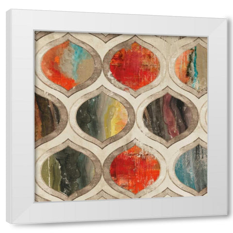 Solaris White Modern Wood Framed Art Print by Wilson, Aimee