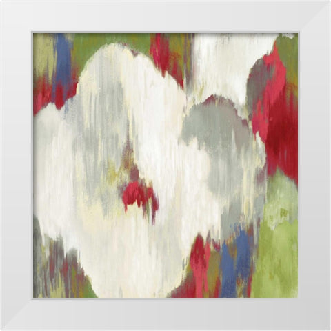 Ikat Avenue I White Modern Wood Framed Art Print by Wilson, Aimee