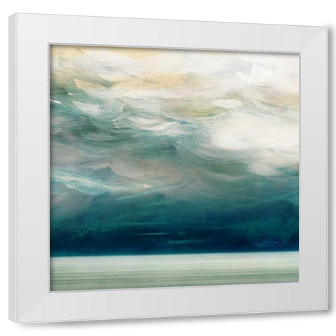 Ocean Breeze I White Modern Wood Framed Art Print by Wilson, Aimee