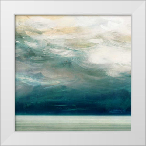 Ocean Breeze I White Modern Wood Framed Art Print by Wilson, Aimee