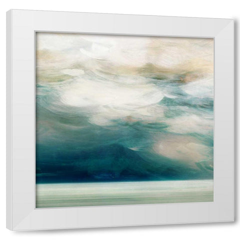 Ocean Breeze I White Modern Wood Framed Art Print by Wilson, Aimee