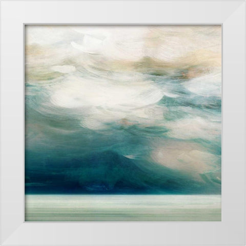 Ocean Breeze I White Modern Wood Framed Art Print by Wilson, Aimee