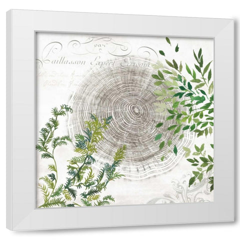 Eco I White Modern Wood Framed Art Print by Wilson, Aimee