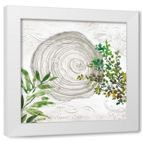 Eco III White Modern Wood Framed Art Print by Wilson, Aimee