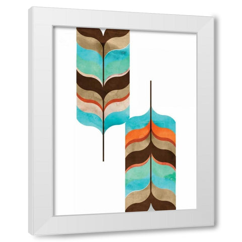 Mod Lollipop White Modern Wood Framed Art Print by Wilson, Aimee