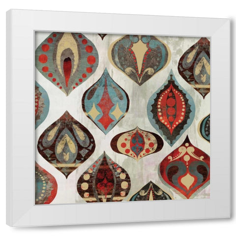 Ornamental I White Modern Wood Framed Art Print by Aimee