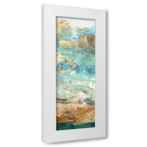 Seaside Abstract I White Modern Wood Framed Art Print by Wilson, Aimee