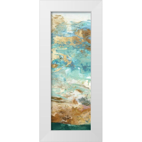 Seaside Abstract I White Modern Wood Framed Art Print by Wilson, Aimee