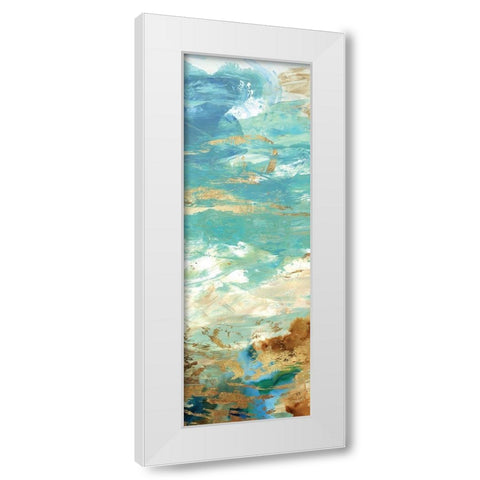 Seaside Abstract II White Modern Wood Framed Art Print by Wilson, Aimee