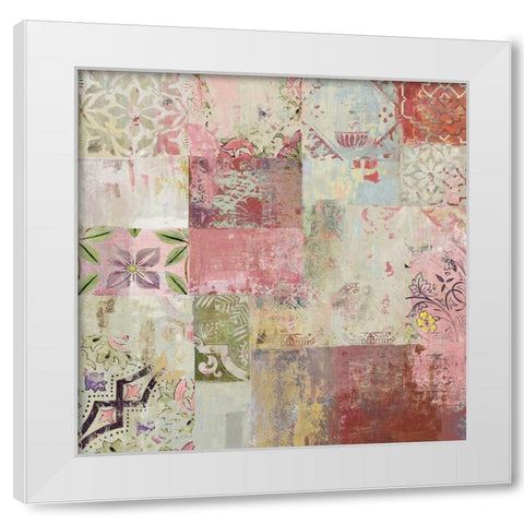 Attire White Modern Wood Framed Art Print by Wilson, Aimee
