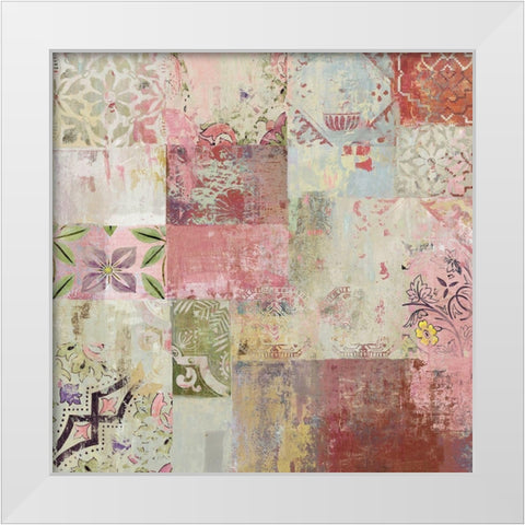 Attire White Modern Wood Framed Art Print by Wilson, Aimee