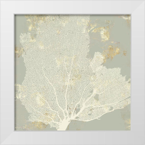 Sea Coral I  White Modern Wood Framed Art Print by Wilson, Aimee