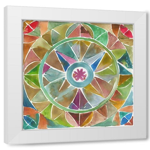 Tessellation I  White Modern Wood Framed Art Print by Wilson, Aimee