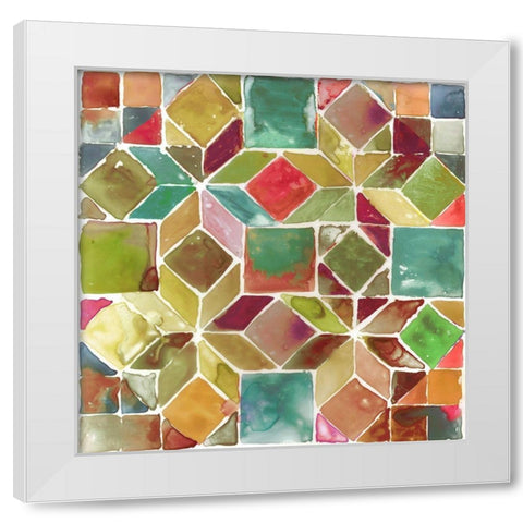 Tessellation II  White Modern Wood Framed Art Print by Wilson, Aimee