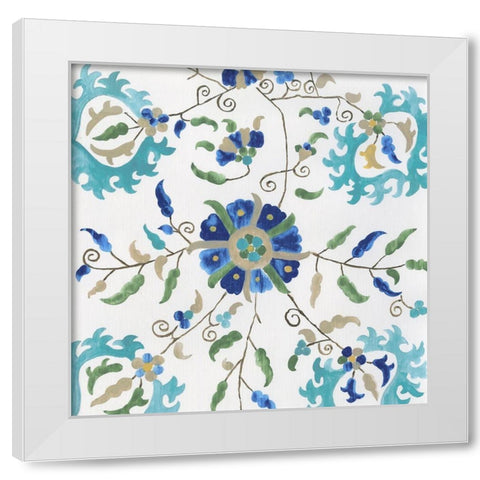 Garden of Delight II  White Modern Wood Framed Art Print by Wilson, Aimee