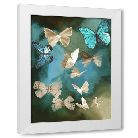 Laputa  White Modern Wood Framed Art Print by Wilson, Aimee