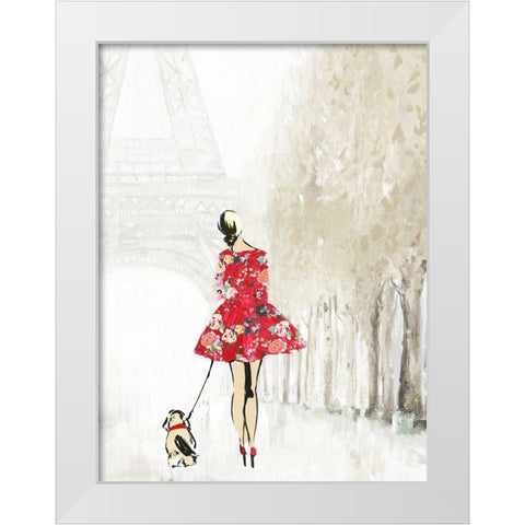 Admiration White Modern Wood Framed Art Print by Wilson, Aimee