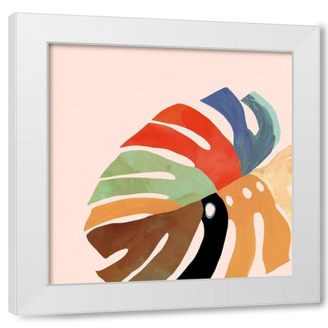 Rainbow Fern I White Modern Wood Framed Art Print by Wilson, Aimee