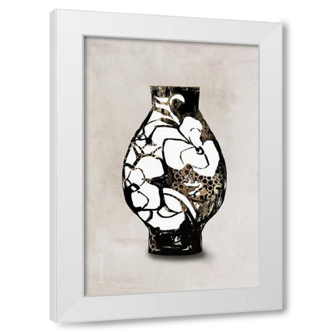 Golden Vase II White Modern Wood Framed Art Print by Wilson, Aimee