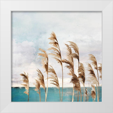 Summer Wind II White Modern Wood Framed Art Print by Wilson, Aimee