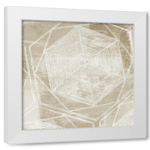 Woven Linen II White Modern Wood Framed Art Print by Wilson, Aimee