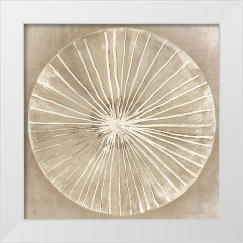 Emboss Beauty I  White Modern Wood Framed Art Print by Wilson, Aimee
