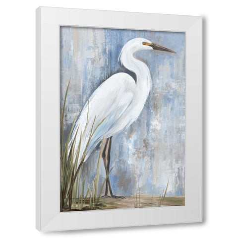 White Egert White Modern Wood Framed Art Print by Wilson, Aimee