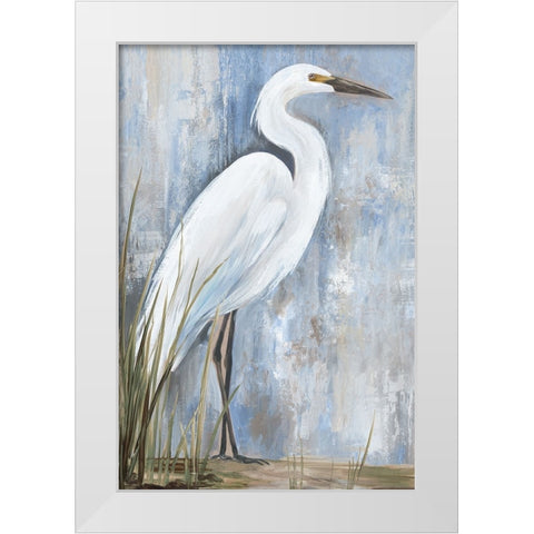 White Egert White Modern Wood Framed Art Print by Wilson, Aimee