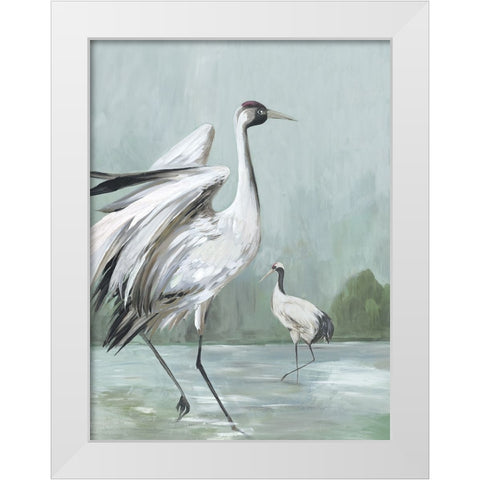 Noble Beauty II White Modern Wood Framed Art Print by Wilson, Aimee