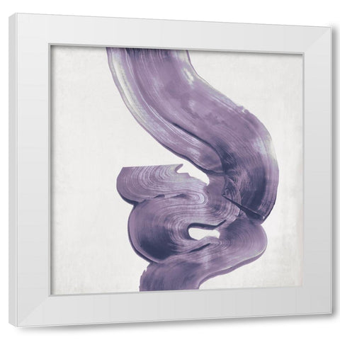 Outside II Lavender Version White Modern Wood Framed Art Print by Wilson, Aimee