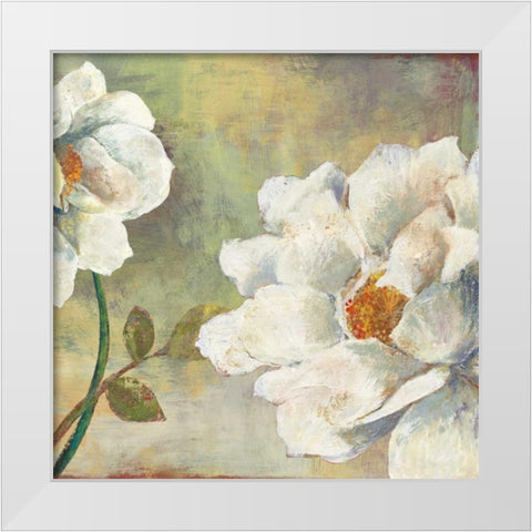 Passionate I  White Modern Wood Framed Art Print by Wilson, Aimee