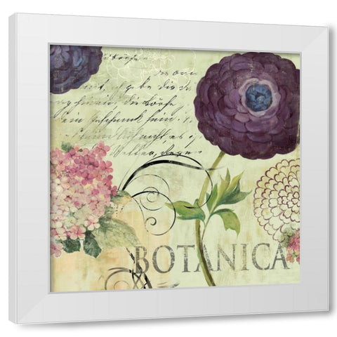 Botanica White Modern Wood Framed Art Print by Wilson, Aimee