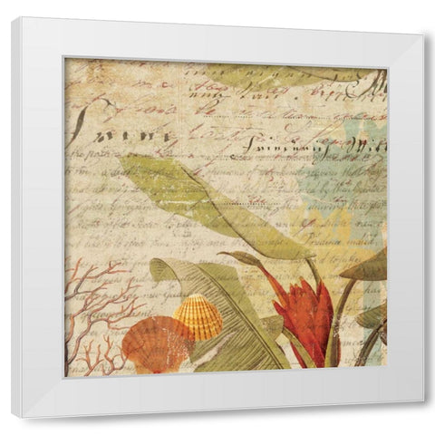 Palms I - Mini White Modern Wood Framed Art Print by Wilson, Aimee