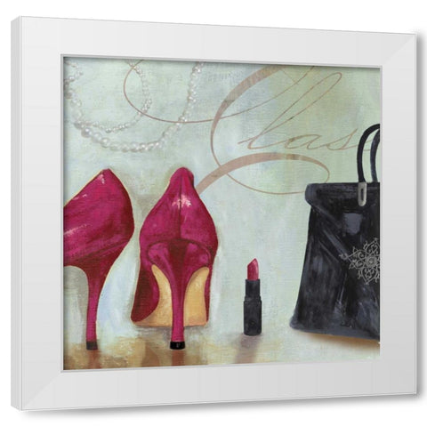 Class - Mini White Modern Wood Framed Art Print by Wilson, Aimee